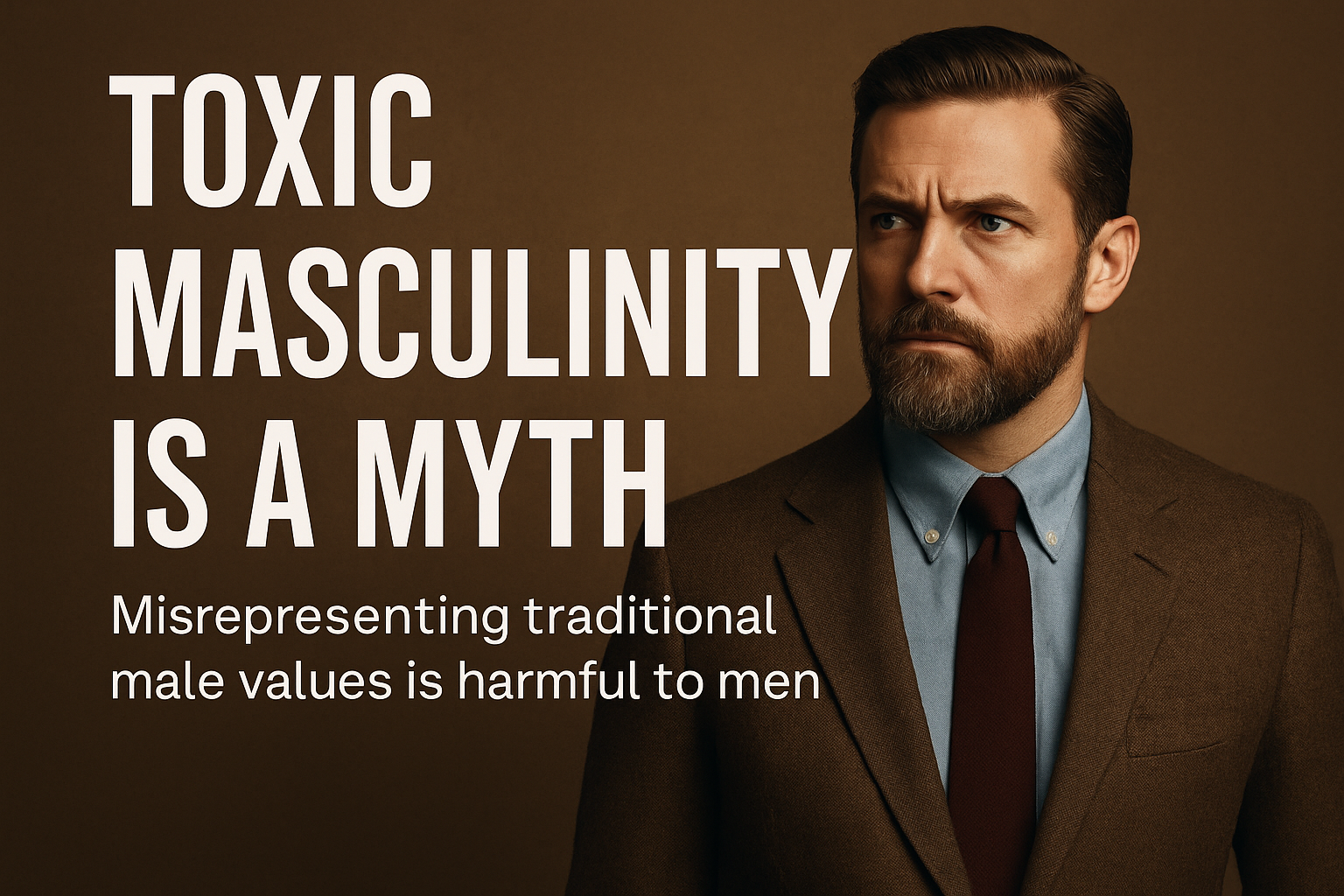 The Toxic Masculinity Lie